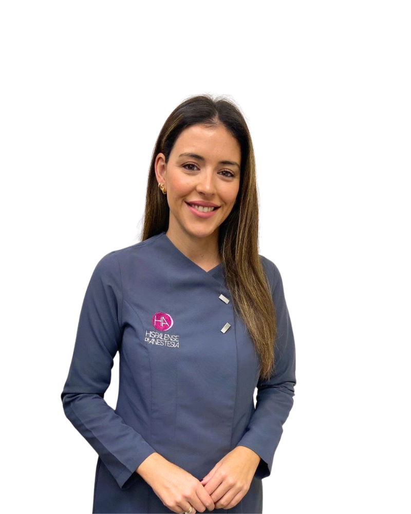 Paula, atención al paciente y contacto en Hispalense de Anestesia, ayudando a especialistas en anestesiología.